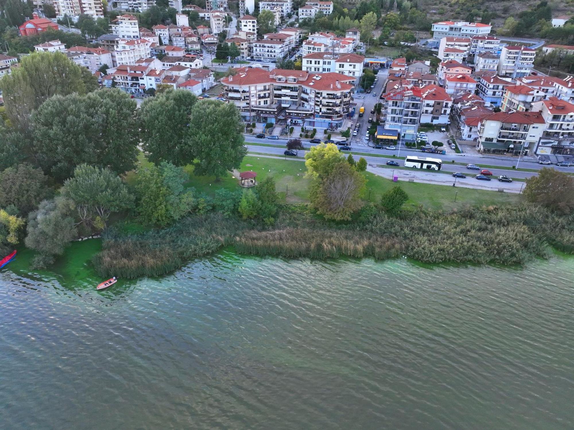 Swan Lake Front Apartment Kastoria Luaran gambar